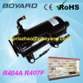 kälteersatzteile R448A R449A R404A BOYARD horizontale rotierende kältekompressor für absorption kühlschränke gefriergeräte